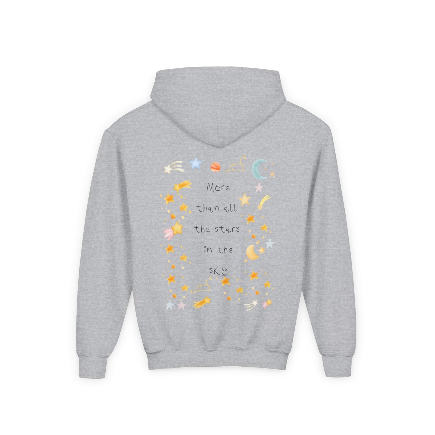 Kids MORE THAN ALL THE STARS Artwork Hoodie