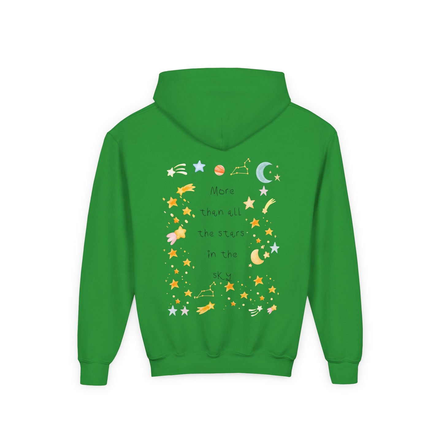 Kids MORE THAN ALL THE STARS Artwork Hoodie