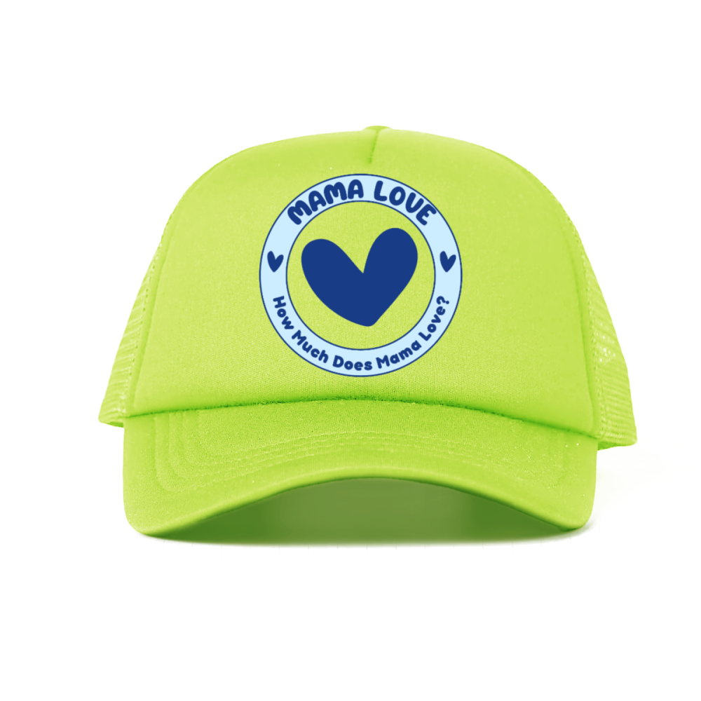 MAMA LOVE COLOR POP TRUCKER HAT