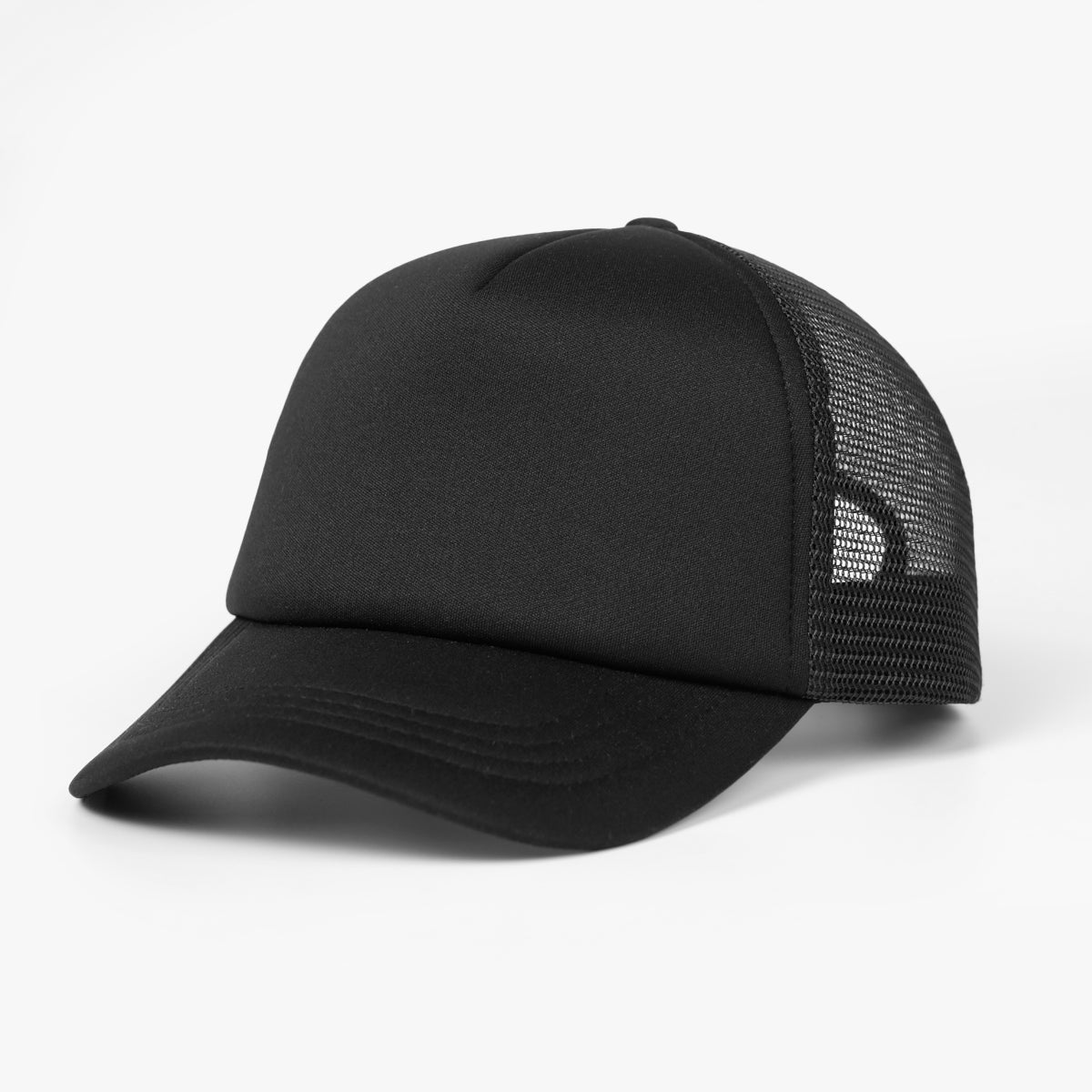 🌈 Mama Love Foam Trucker Hat – Light Pink Logo