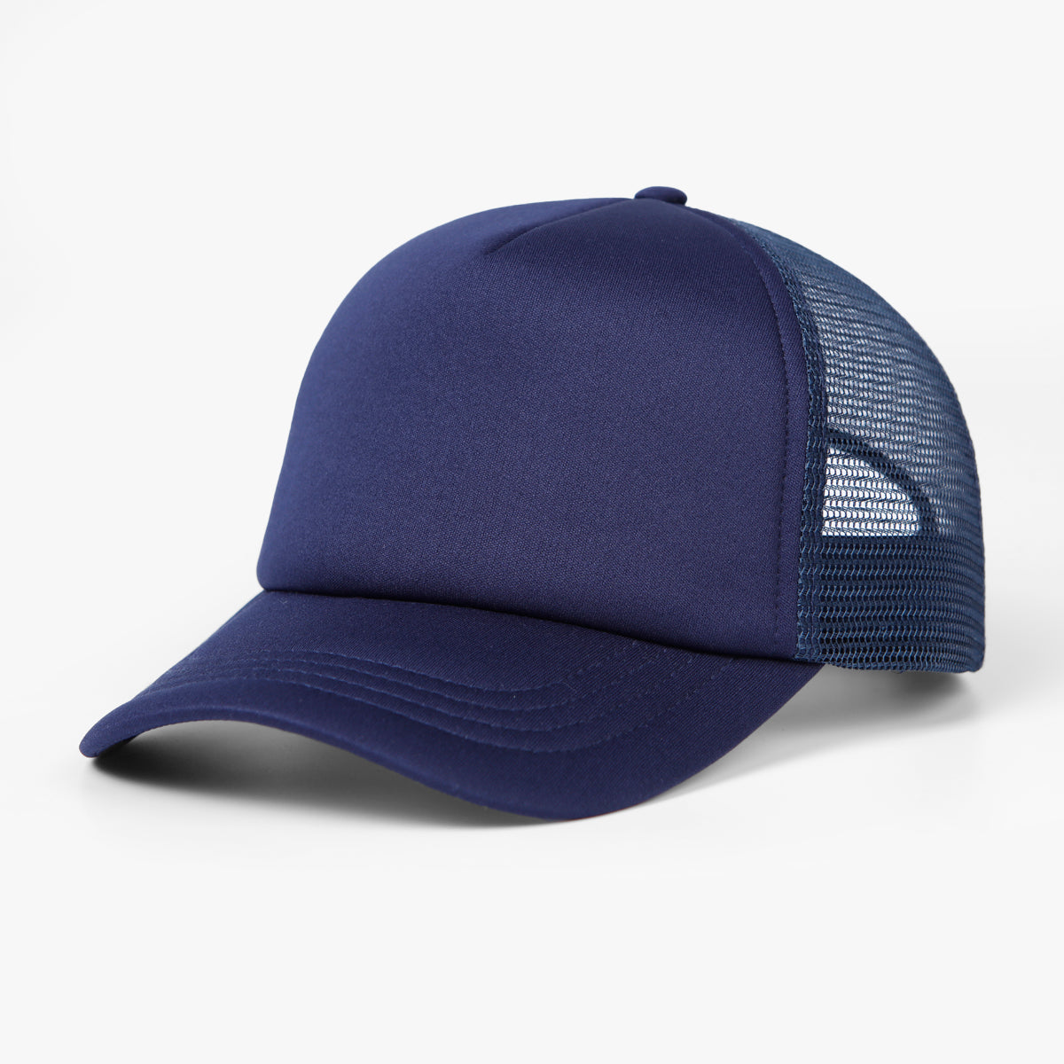 🌈 Mama Love Foam Trucker Hat – Light Pink Circle Logo