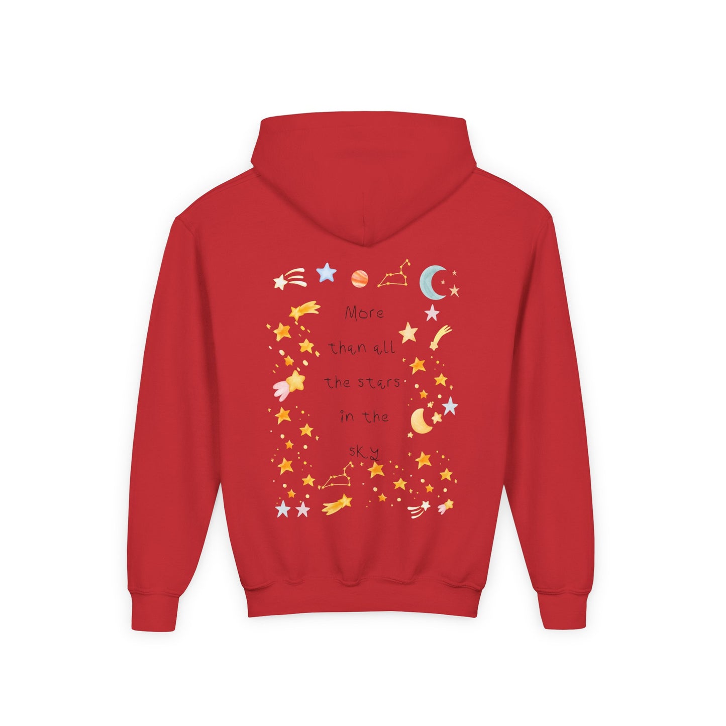 Kids MORE THAN ALL THE STARS Artwork Hoodie
