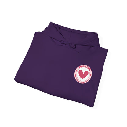 MORE THAN ALL THE FISHIES HEART SHAPED HOODIE