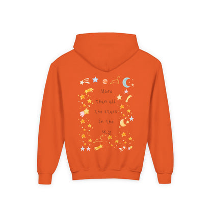 Kids MORE THAN ALL THE STARS Artwork Hoodie