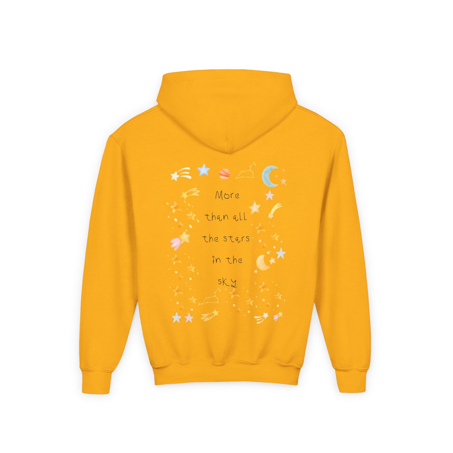 Kids MORE THAN ALL THE STARS Artwork Hoodie