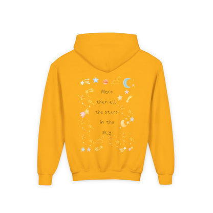 Kids MORE THAN ALL THE STARS Artwork Hoodie