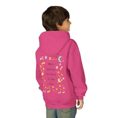 Kids MORE THAN ALL THE STARS Artwork Hoodie