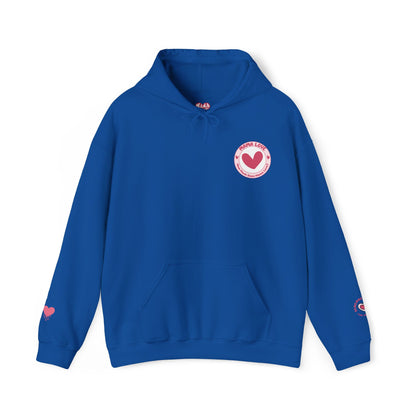 MORE THAN ALL THE FISHIES HEART SHAPED HOODIE