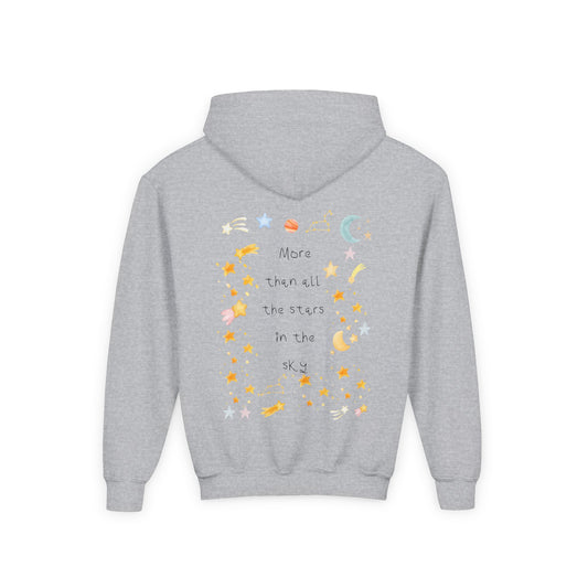 Kids MORE THAN ALL THE STARS Artwork Hoodie