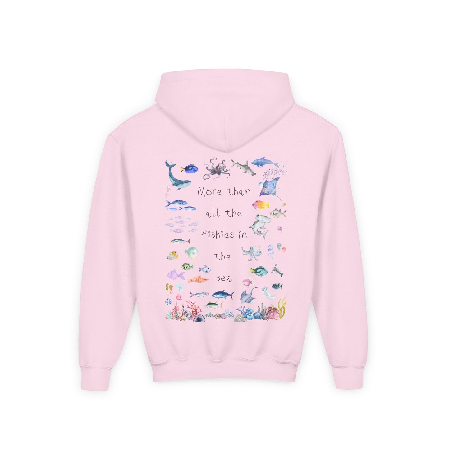 Kids MORE THAN ALL THE FISHIES Artwork Hoodie