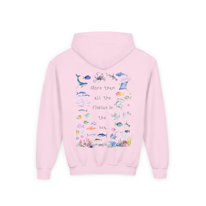 Kids MORE THAN ALL THE FISHIES Artwork Hoodie