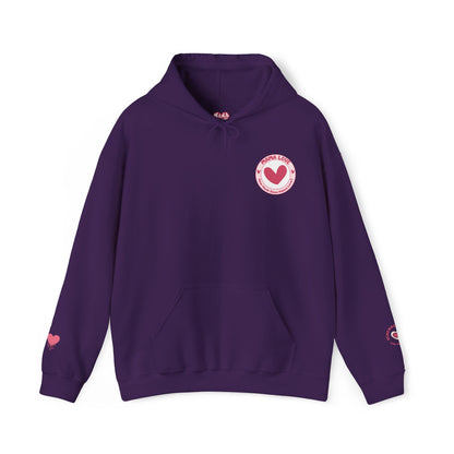 MORE THAN ALL THE FISHIES HEART SHAPED HOODIE