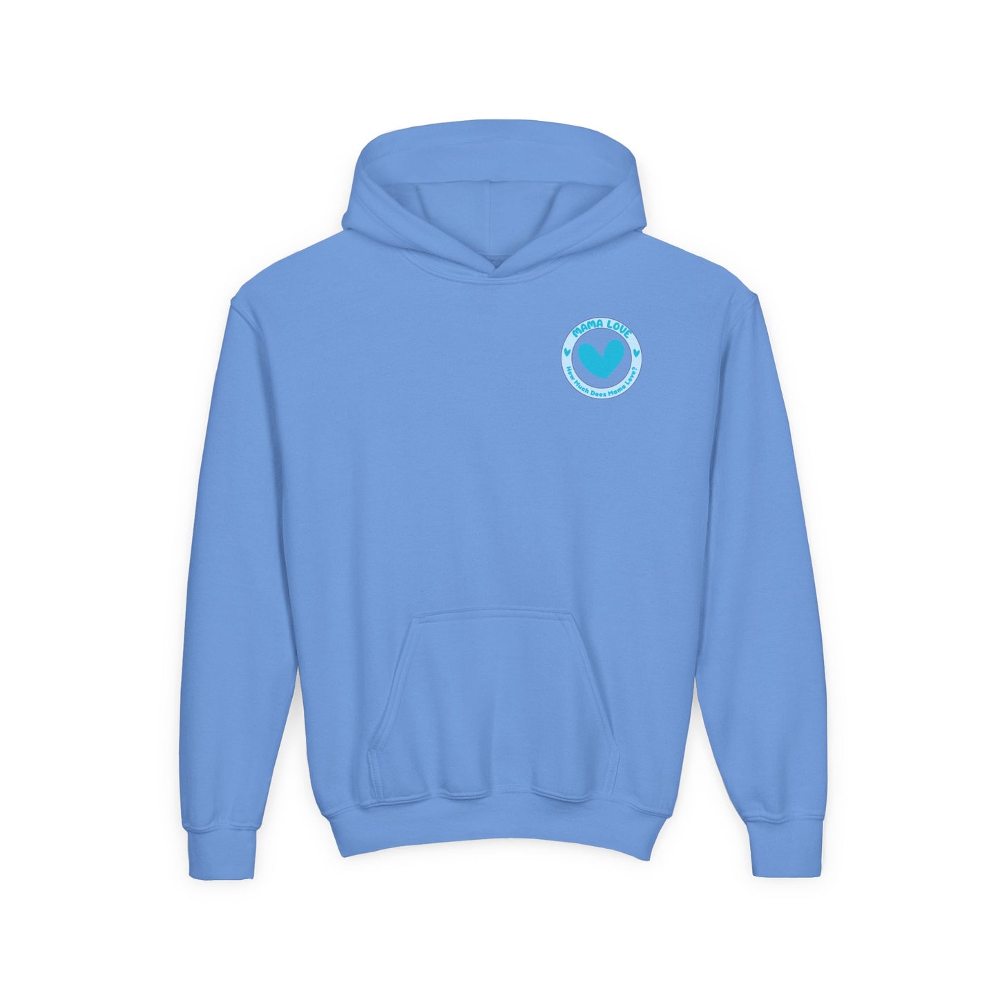 Kids I LOVE YOU MORE THAN All The Water In The Ocean - Turquoise Logo Front