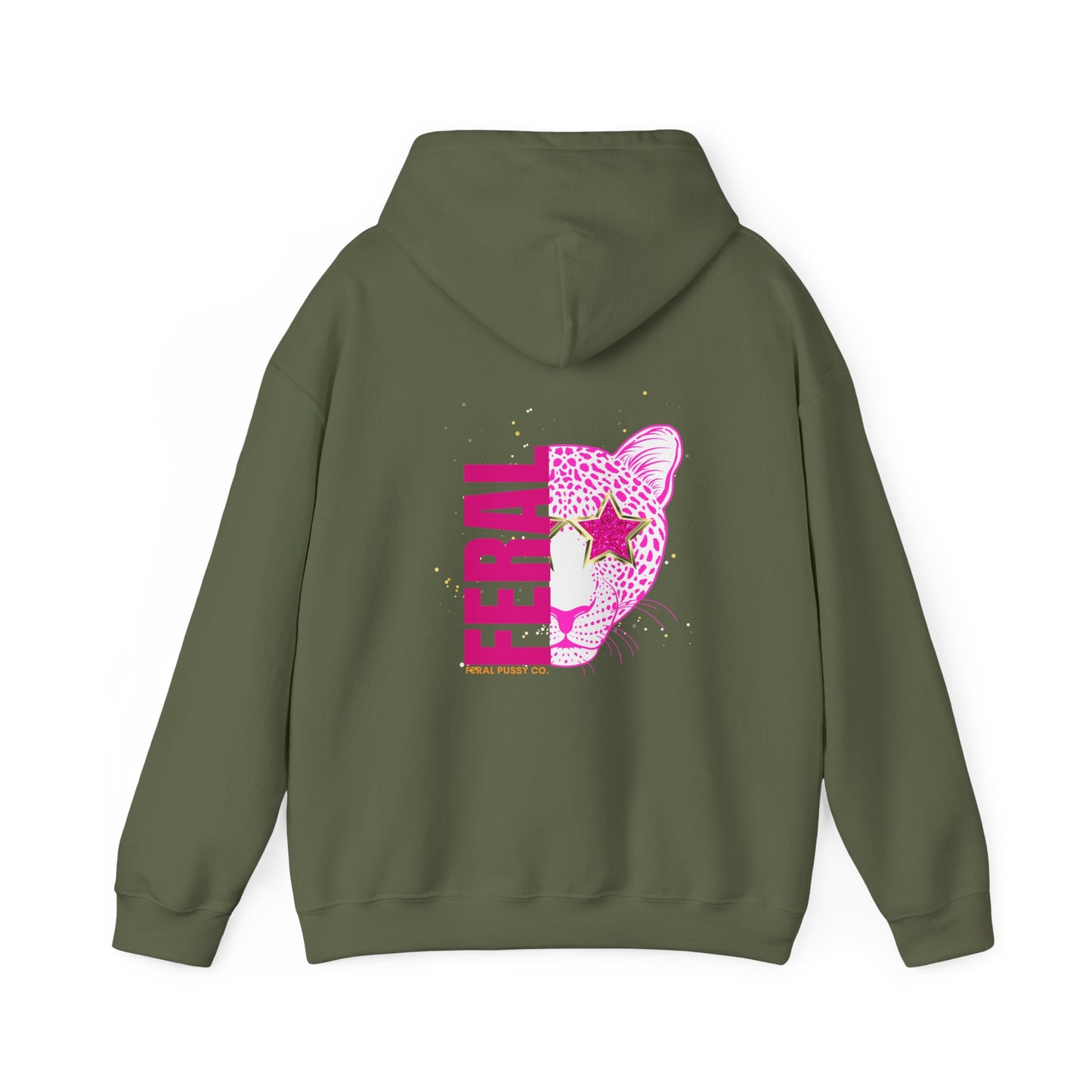 Half Cheetah Face Limited Edition Feral Apparel Hoodie