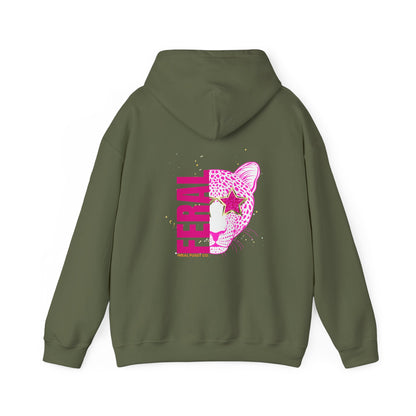 Half Cheetah Face Limited Edition Feral Apparel Hoodie