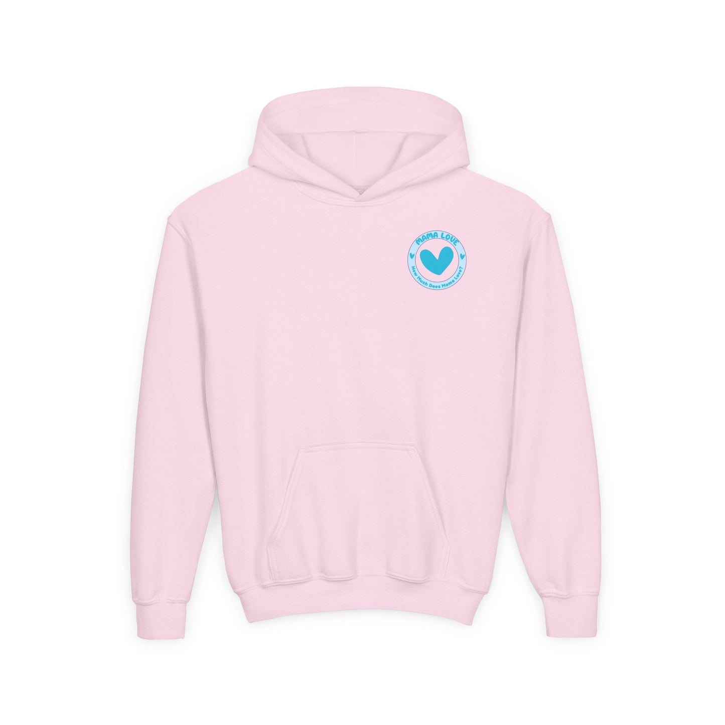 Kids I LOVE YOU MORE THAN All The Water In The Ocean - Turquoise Logo Front