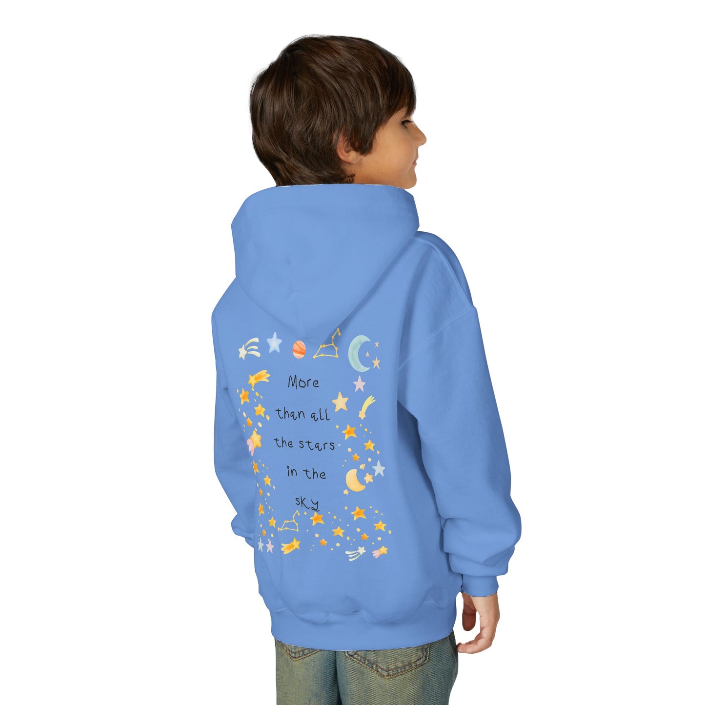 Kids MORE THAN ALL THE STARS Artwork Hoodie