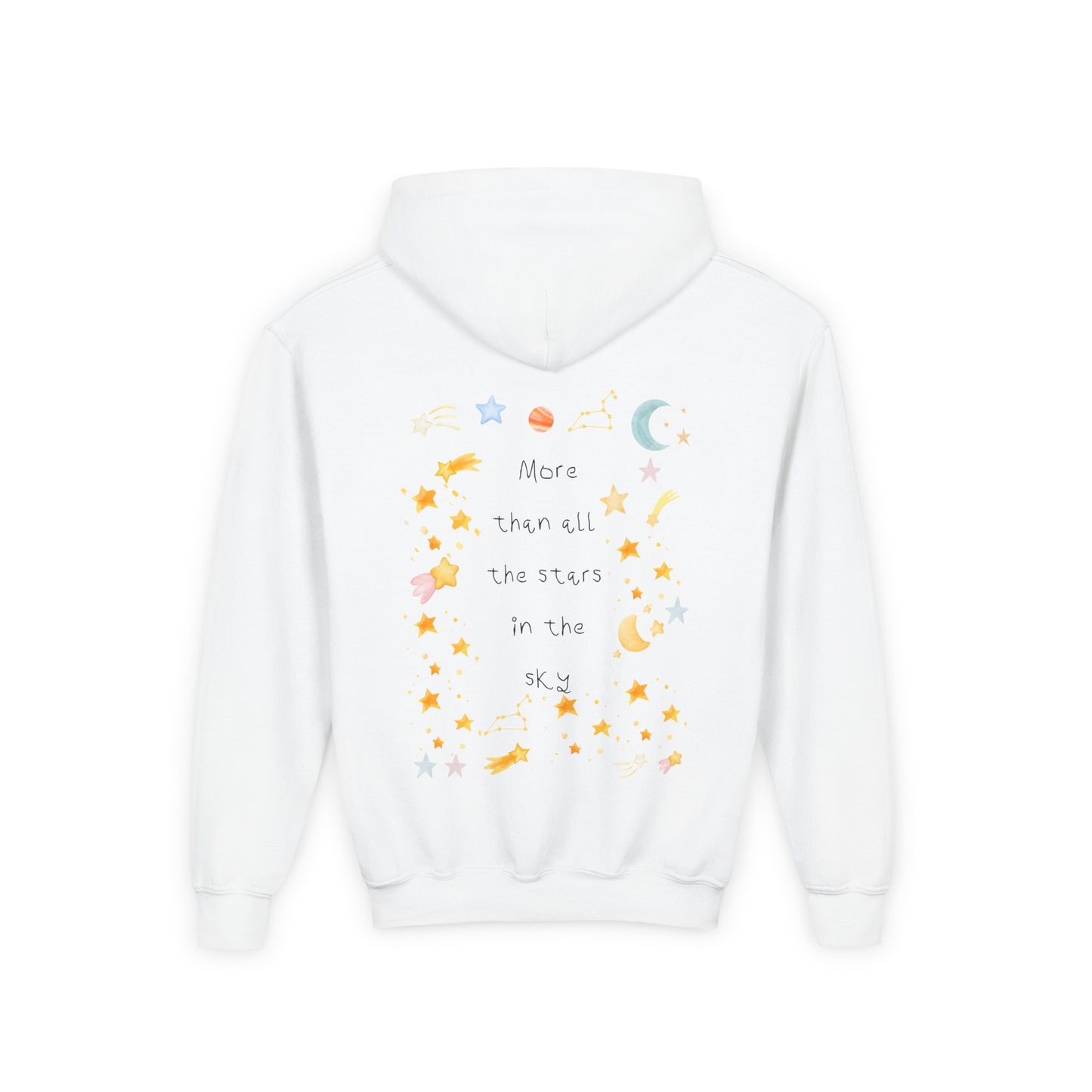 Kids MORE THAN ALL THE STARS Artwork Hoodie