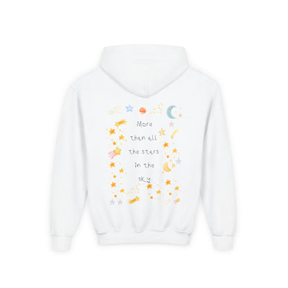 Kids MORE THAN ALL THE STARS Artwork Hoodie