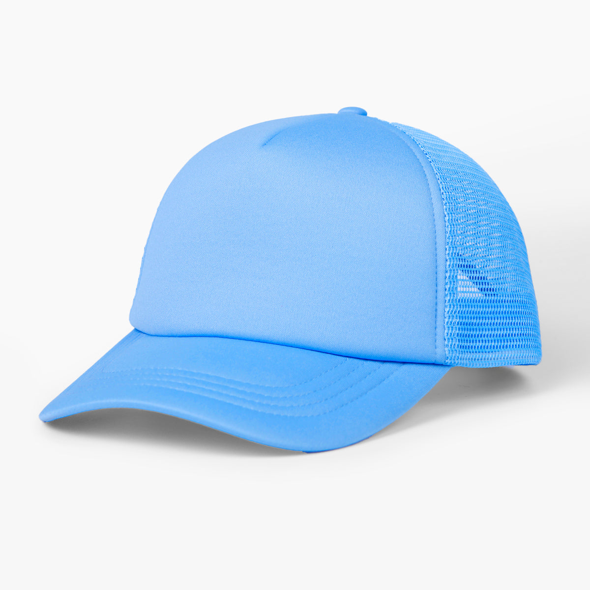 🌈 Mama Love Foam Trucker Hat – Light Pink Logo