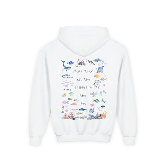 Kids MORE THAN ALL THE FISHIES Artwork Hoodie