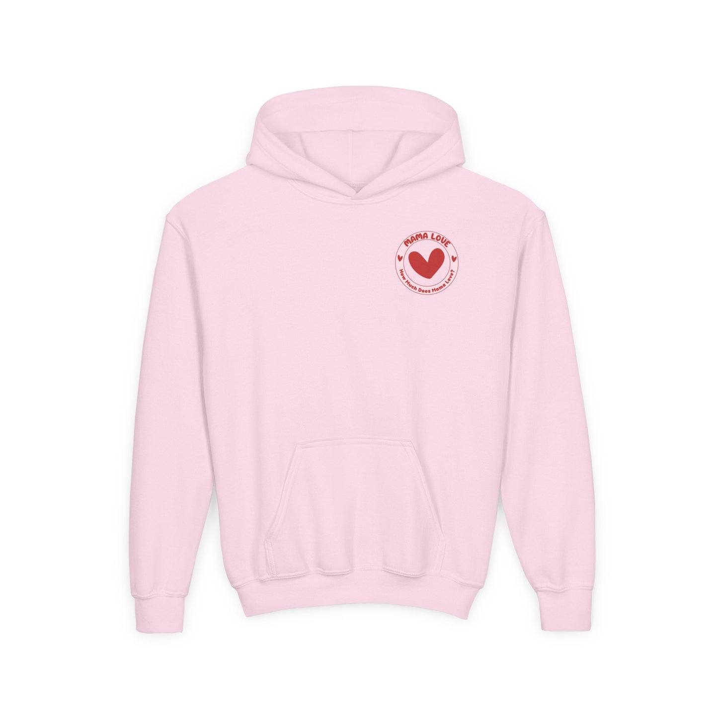 KIDS MORE THAN ALL THE WATER IN THE OCEAN HOODIE - MAGENTA FRONT LOGO