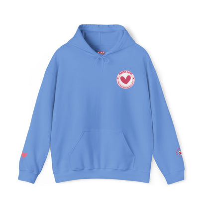 MORE THAN ALL THE FISHIES HEART SHAPED HOODIE