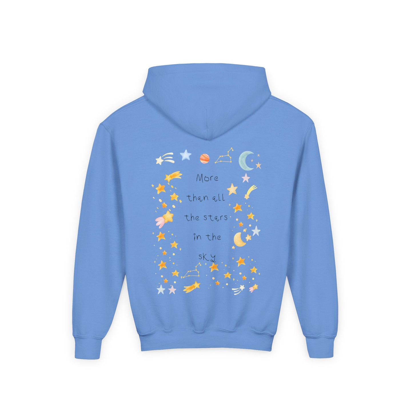 Kids MORE THAN ALL THE STARS Artwork Hoodie