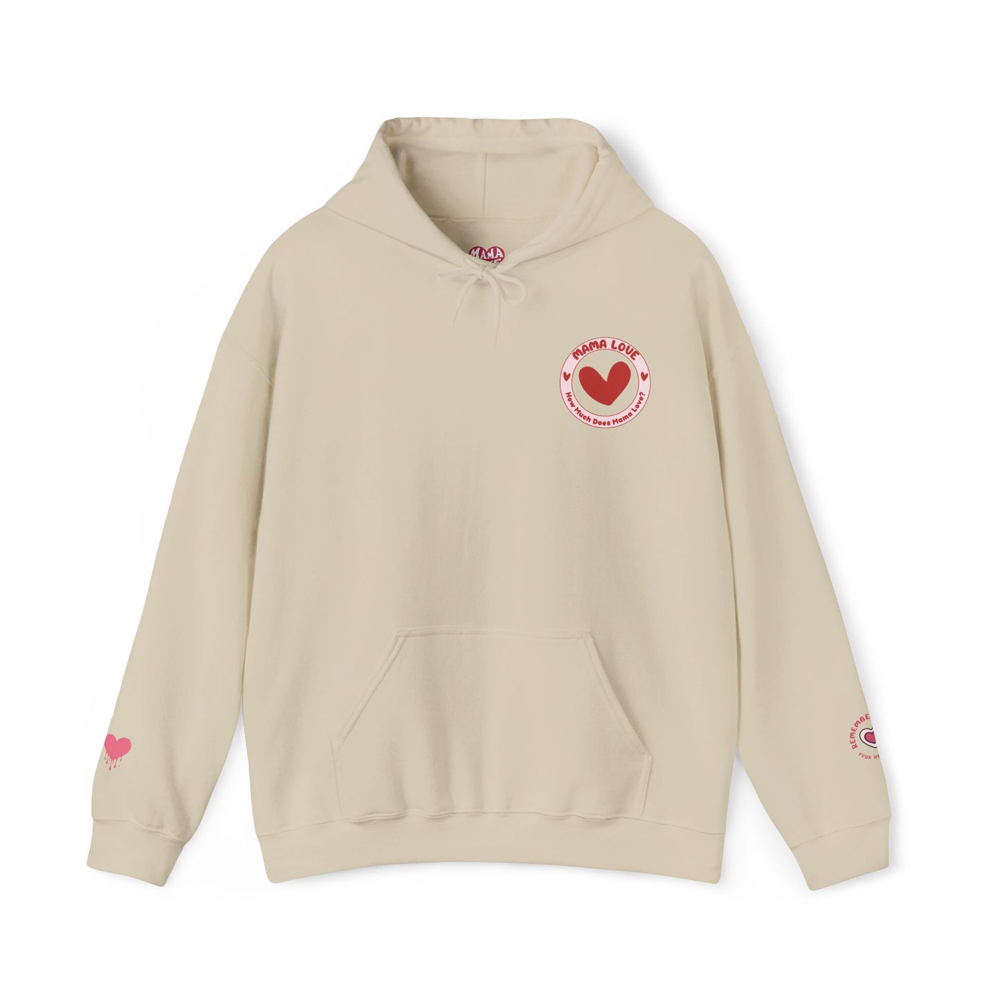 MOTHERS ON TRIAL HAVE EQUAL RIGHTS HOODIE (NO STARS & HEARTS DOWN SLEEVE DESIGN)