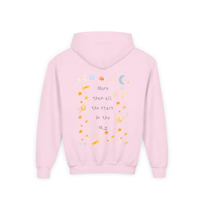 Kids MORE THAN ALL THE STARS Artwork Hoodie