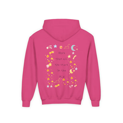 Kids MORE THAN ALL THE STARS Artwork Hoodie